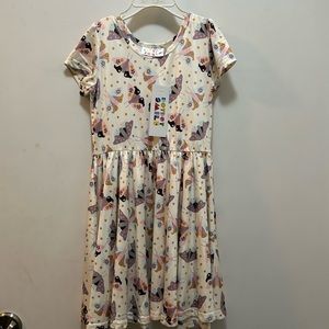 NWT Dot Dot Smile dress size 3/4 silky & twirl with cap sleeves